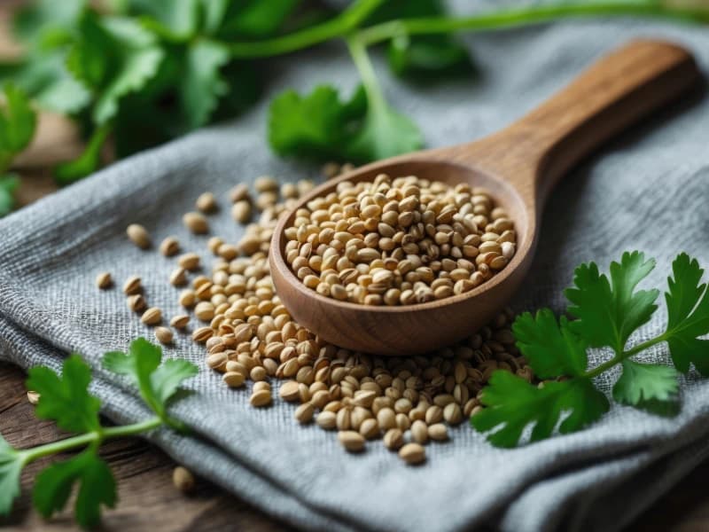 Indian Coriander Seeds Plantae Exports